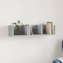 Wall-mounted engineered wood furniture in Sonoma gray, 75x18x16.5 cm by vidaXL, Shelves and shelves - Ref: Foro24-840439, Pri...