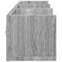 Wall-mounted engineered wood furniture in Sonoma gray, 75x18x16.5 cm by vidaXL, Shelves and shelves - Ref: Foro24-840439, Pri...