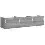 Mueble de pared madera ingeniería gris Sonoma 75x18x16,5 cm de vidaXL, Estantes y estanterías - Ref: Foro24-840439, Precio: 2...