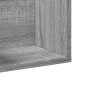 Wall-mounted engineered wood furniture in Sonoma gray, 75x18x16.5 cm by vidaXL, Shelves and shelves - Ref: Foro24-840439, Pri...