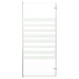 Striped tempered glass shower screen 120x140 cm by vidaXL, shower doors - Ref: Foro24-146225, Price: 152,25 €, Discount: %