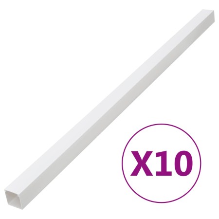 PVC-Kabelkanäle 33x33 mm 10 m von vidaXL, Verkabelung - Ref: Foro24-155915, Preis: 21,68 €, Rabatt: %