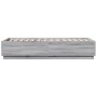 Estructura de cama madera de ingeniería gris Sonoma 90x200 cm de vidaXL, Camas y somieres - Ref: Foro24-3209728, Precio: 112,...