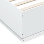 Estructura de cama madera de ingeniería blanca 120x200 cm de vidaXL, Camas y somieres - Ref: Foro24-3209709, Precio: 142,42 €...