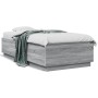 Estructura de cama madera de ingeniería gris Sonoma 75x190 cm de vidaXL, Camas y somieres - Ref: Foro24-3209763, Precio: 106,...