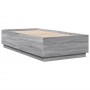 Estructura de cama madera de ingeniería gris Sonoma 75x190 cm de vidaXL, Camas y somieres - Ref: Foro24-3209763, Precio: 106,...