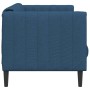 Two-seater blue fabric sofa by vidaXL, Sofas - Ref: Foro24-372610, Price: 272,41 €, Discount: %