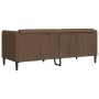 2-seater faux suede brown leather sofa by vidaXL, Sofas - Ref: Foro24-372612, Price: 259,85 €, Discount: %