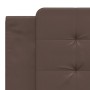 Bed frame with LED light brown synthetic leather 180x200cm by vidaXL, Beds and slatted bases - Ref: Foro24-3214126, Price: 22...