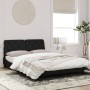 Bed frame with black velvet headboard 140x200 cm by vidaXL, Beds and slatted bases - Ref: Foro24-3207925, Price: 200,93 €, Di...