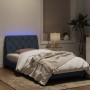 Dark gray velvet bed frame with LED lights 100x200 cm by vidaXL, Beds and slatted bases - Ref: Foro24-3213838, Price: 160,99 ...