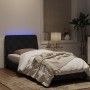 Estructura de cama con luces LED terciopelo negro 90x200 cm de vidaXL, Camas y somieres - Ref: Foro24-3213833, Precio: 157,01...