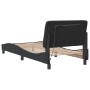 Estructura de cama con luces LED terciopelo negro 90x200 cm de vidaXL, Camas y somieres - Ref: Foro24-3213833, Precio: 157,01...