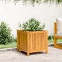 Planter with solid acacia wood lining 50x50x50 cm by vidaXL, Pots and planters - Ref: Foro24-366440, Price: 79,82 €, Discount: %