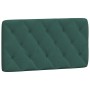 Bed with dark green velvet mattress 100x200 cm by vidaXL, Beds and slatted bases - Ref: Foro24-3208643, Price: 293,56 €, Disc...