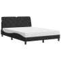 Cama con colchón terciopelo negro 120x200 cm de vidaXL, Camas y somieres - Ref: Foro24-3208648, Precio: 411,90 €, Descuento: %