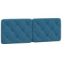 Bed with blue velvet mattress 140x200 cm by vidaXL, Beds and slatted bases - Ref: Foro24-3208662, Price: 438,87 €, Discount: %