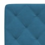 Bed with blue velvet mattress 140x200 cm by vidaXL, Beds and slatted bases - Ref: Foro24-3208662, Price: 438,87 €, Discount: %