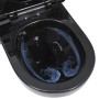 Rimless wall-mounted toilet with black ceramic bidet function by vidaXL, Bathrooms - Ref: Foro24-145782, Price: 223,85 €, Dis...