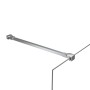 Support arm for shower screen stainless steel 47.5 cm by vidaXL, shower doors - Ref: Foro24-146230, Price: 19,20 €, Discount: %