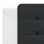 Cabecero de cama acolchado cuero sintético negro blanco 180 cm de vidaXL, Cabeceros y pies de cama - Ref: Foro24-374879, Prec...