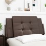 Brown synthetic leather padded bed headboard 100 cm by vidaXL, Headboards and footboards - Ref: Foro24-374845, Price: 31,62 €...