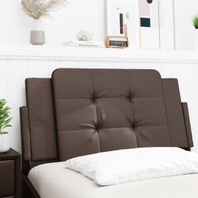 Brown synthetic leather padded bed headboard 100 cm by vidaXL, Headboards and footboards - Ref: Foro24-374845, Price: 31,99 €...