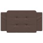 Brown synthetic leather padded bed headboard 100 cm by vidaXL, Headboards and footboards - Ref: Foro24-374845, Price: 31,62 €...