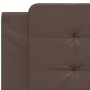 Brown synthetic leather padded bed headboard 100 cm by vidaXL, Headboards and footboards - Ref: Foro24-374845, Price: 31,62 €...