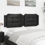 Black synthetic leather padded bed headboard 160 cm by vidaXL, Headboards and footboards - Ref: Foro24-374866, Price: 40,91 €...