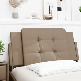 Cappuccino synthetic leather padded bed headboard 100 cm by vidaXL, Headboards and footboards - Ref: Foro24-374847, Price: 31...