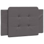 Cabecero de cama acolchado cuero sintético gris 90 cm de vidaXL, Cabeceros y pies de cama - Ref: Foro24-374839, Precio: 28,93...