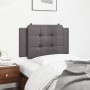 Gray synthetic leather padded bed headboard 90 cm by vidaXL, Headboards and footboards - Ref: Foro24-374839, Price: 28,93 €, ...