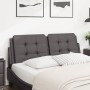 Gray synthetic leather padded bed headboard 120 cm by vidaXL, Headboards and footboards - Ref: Foro24-374853, Price: 37,99 €,...