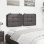 Gray synthetic leather padded bed headboard 120 cm by vidaXL, Headboards and footboards - Ref: Foro24-374853, Price: 37,99 €,...