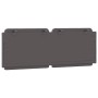 Gray synthetic leather padded bed headboard 120 cm by vidaXL, Headboards and footboards - Ref: Foro24-374853, Price: 37,99 €,...