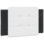 Estructura cama con LED cuero sintético negro y blanco 90x190cm de vidaXL, Camas y somieres - Ref: Foro24-3214080, Precio: 14...