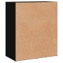 Aparador de madera de ingeniería negro 60x31x70 cm de vidaXL, Aparadores - Ref: Foro24-840479, Precio: 77,08 €, Descuento: %