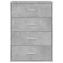 Aparador de madera de ingeniería gris hormigón 60x31x84 cm de vidaXL, Aparadores - Ref: Foro24-840502, Precio: 85,53 €, Descu...