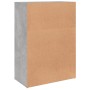 Aparador de madera de ingeniería gris hormigón 60x31x84 cm de vidaXL, Aparadores - Ref: Foro24-840502, Precio: 85,63 €, Descu...