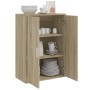 Aparador de madera de ingeniería roble Sonoma 60x31x84 cm de vidaXL, Aparadores - Ref: Foro24-840487, Precio: 78,78 €, Descue...