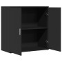 Aparador de madera de ingeniería negro 79x38x80 cm de vidaXL, Aparadores - Ref: Foro24-840514, Precio: 102,63 €, Descuento: %