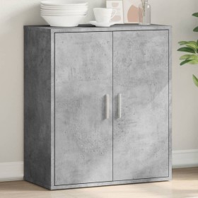 Engineered wood sideboard in gray concrete 79x38x80 cm by vidaXL, Sideboards - Ref: Foro24-840516, Price: 88,85 €, Discount: %