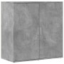 Aparador de madera de ingeniería gris hormigón 79x38x80 cm de vidaXL, Aparadores - Ref: Foro24-840516, Precio: 93,15 €, Descu...