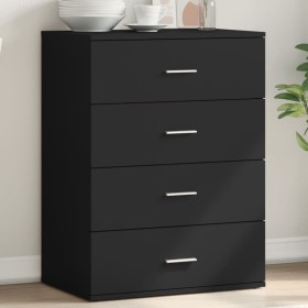 Aparador de madera de ingeniería negro 60x39x80 cm de vidaXL, Aparadores - Ref: Foro24-840528, Precio: 98,76 €, Descuento: %