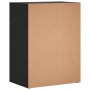 Aparador de madera de ingeniería negro 60x39x80 cm de vidaXL, Aparadores - Ref: Foro24-840528, Precio: 98,53 €, Descuento: %