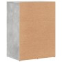 Aparador de madera de ingeniería gris hormigón 59x39x80 cm de vidaXL, Aparadores - Ref: Foro24-840537, Precio: 96,34 €, Descu...