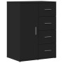 Aparador de madera de ingeniería negro 59x39x80 cm de vidaXL, Aparadores - Ref: Foro24-840535, Precio: 98,99 €, Descuento: %