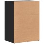 Aparador de madera de ingeniería negro 59x39x80 cm de vidaXL, Aparadores - Ref: Foro24-840535, Precio: 98,24 €, Descuento: %