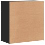 Aparador de madera de ingeniería negro 79x38x80 cm de vidaXL, Aparadores - Ref: Foro24-840521, Precio: 100,79 €, Descuento: %